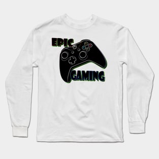 EPIC GAMING GLOWING CONTROLLER Long Sleeve T-Shirt